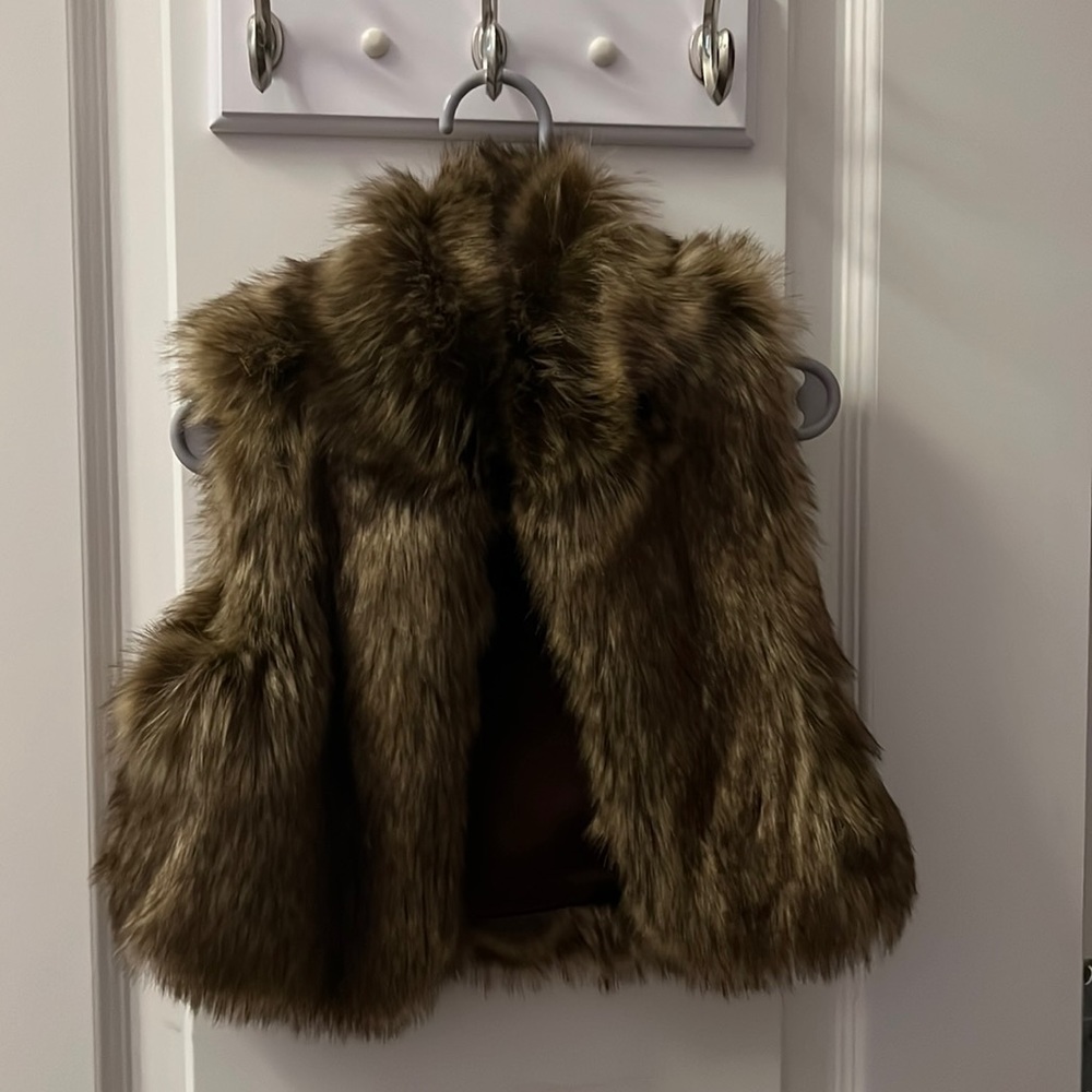 Polo Toddler Girl Faux Fur Vest